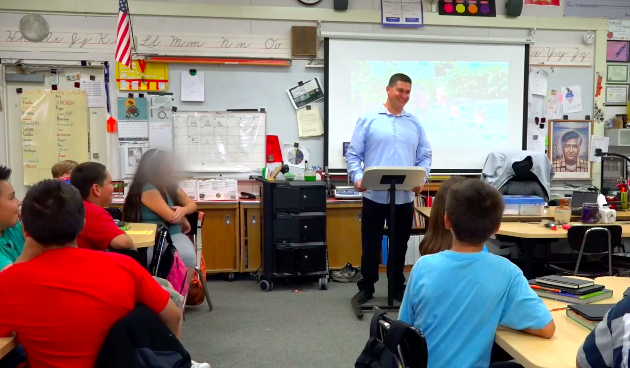 Sergio de Alba was the 2020 National History Teacher of the Year.