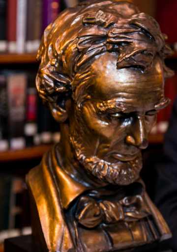 Augustus Saint-Gaudens’s life-sized bust Lincoln the Man