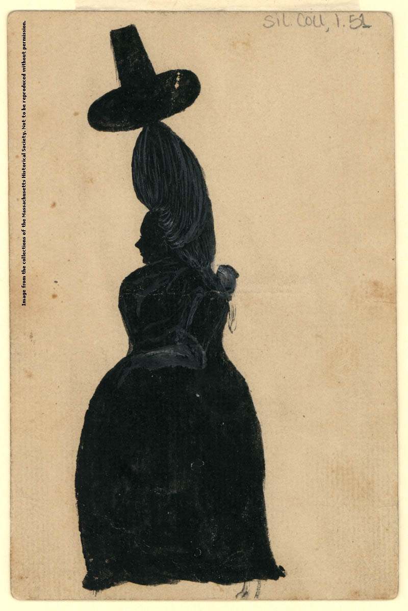 Silhouette of Lucy Flucker Knox, ca. 1790. (Courtesy of the Massachusetts Historical Society)