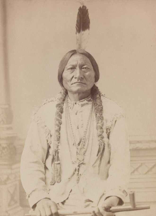 Sitting Bull, photograph by D. F. Barry, Bismarck, Dakota Territory, ca. 1885. (Library of Congress)