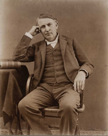 Thomas Edison, circa 1889 (Gilder Lehrman Institute, GLC07616.04)