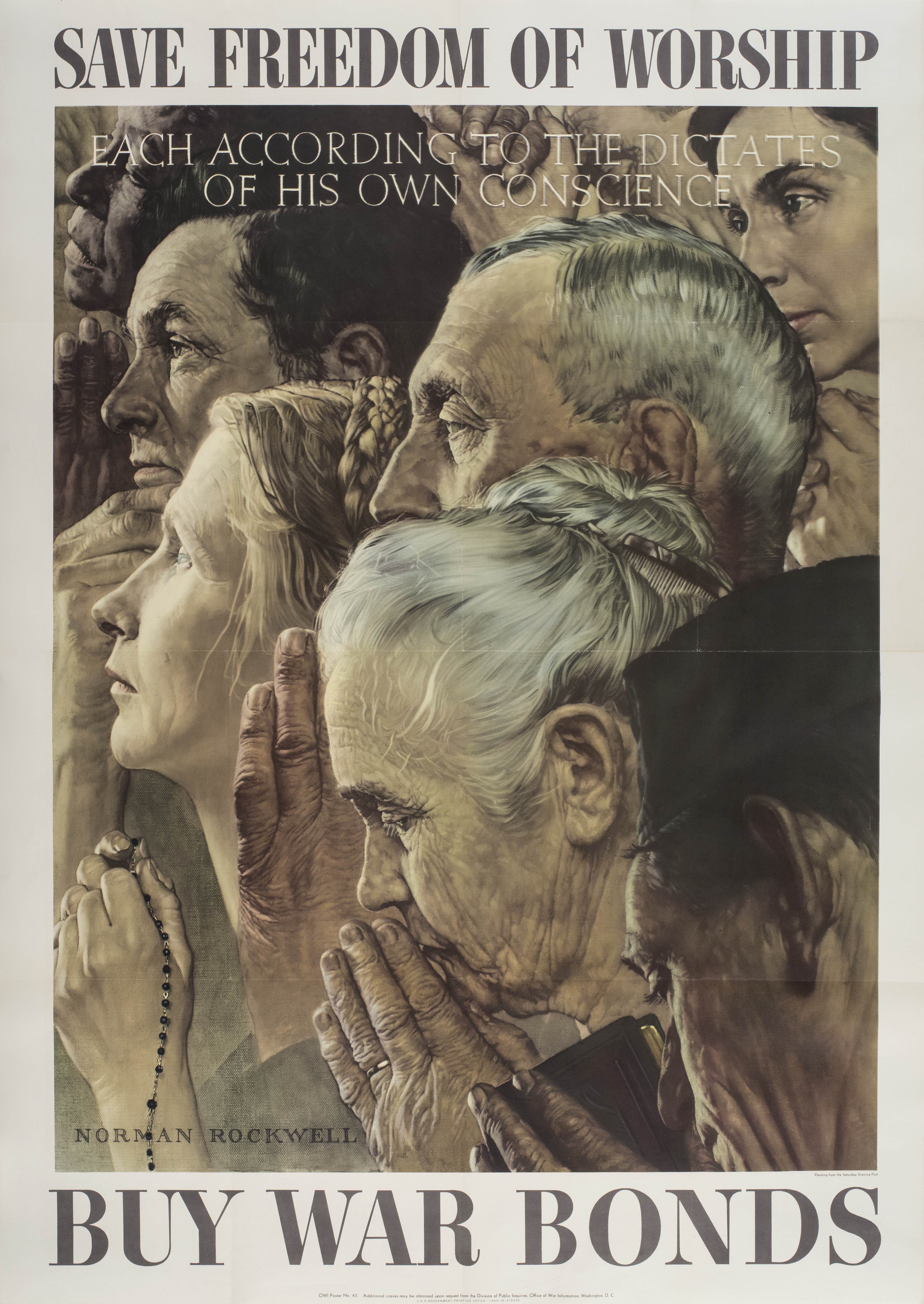 Save freedom of worship buy war bonds gilder lehrman institute of