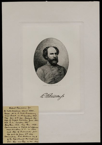 Engraving of Robert Ransom, Jr. Gilder Lehrman Institute of American