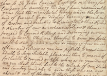 Isaac Merrill to John Currier, April 19, 1775 (Gilder Lehrman Collection) Isaac Merrill to John Currier, April 19, 1775 (GLC00303)