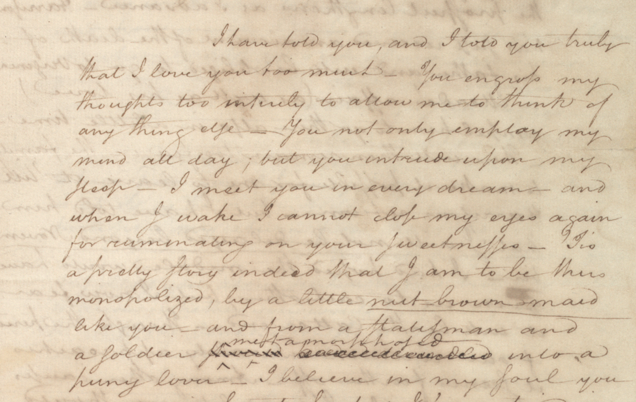 Alexander Hamilton to Elizabeth Schuyler (Gilder Lehrman Collection)