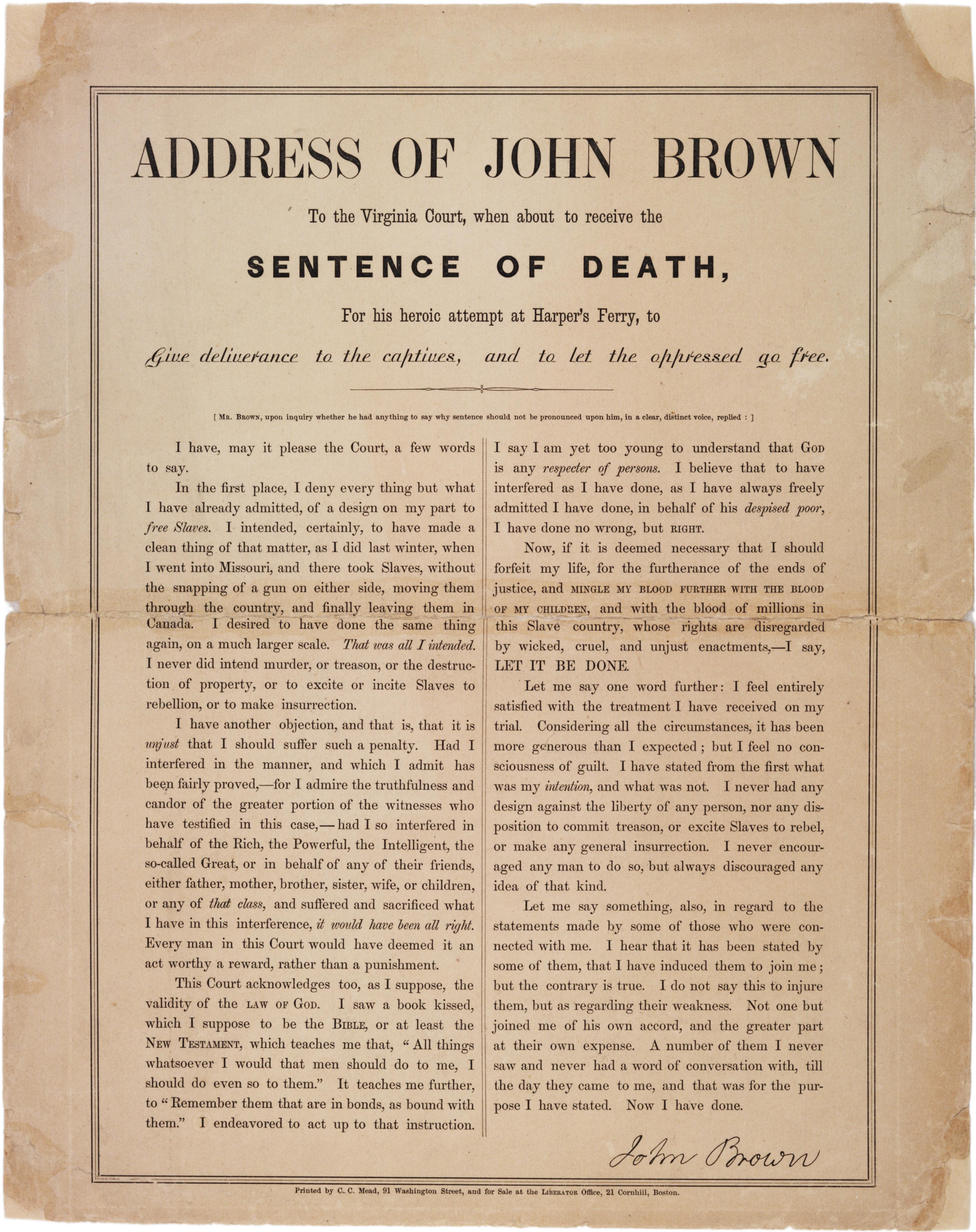 john brown essay