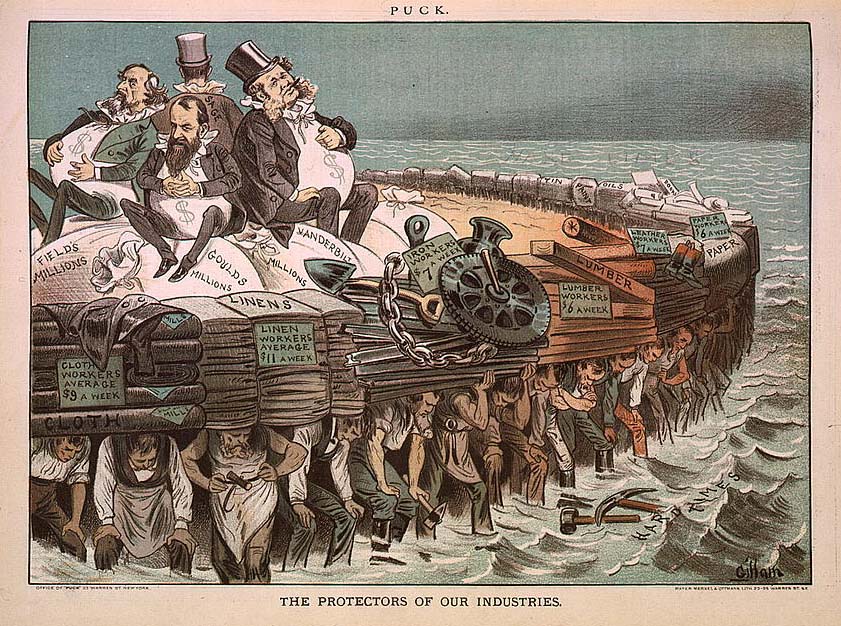 Anti-corporate cartoons, ca. 1900 | Gilder Lehrman Institute of American  History