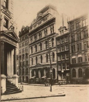 The New York Stock Exchange, 1885. (Gilder Lehrman Collection)