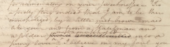 Alexander Hamilton to Elizabeth Schuyler, October 5, 1780 (Gilder Lehrman Collection)