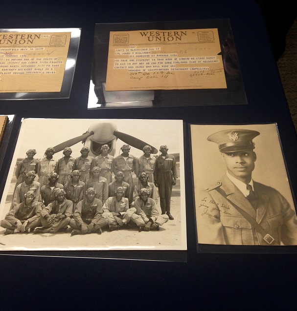 Several documents in the collection, including a photograph of James T. Williams Several documents in the collection, including a photograph of James T. Williams