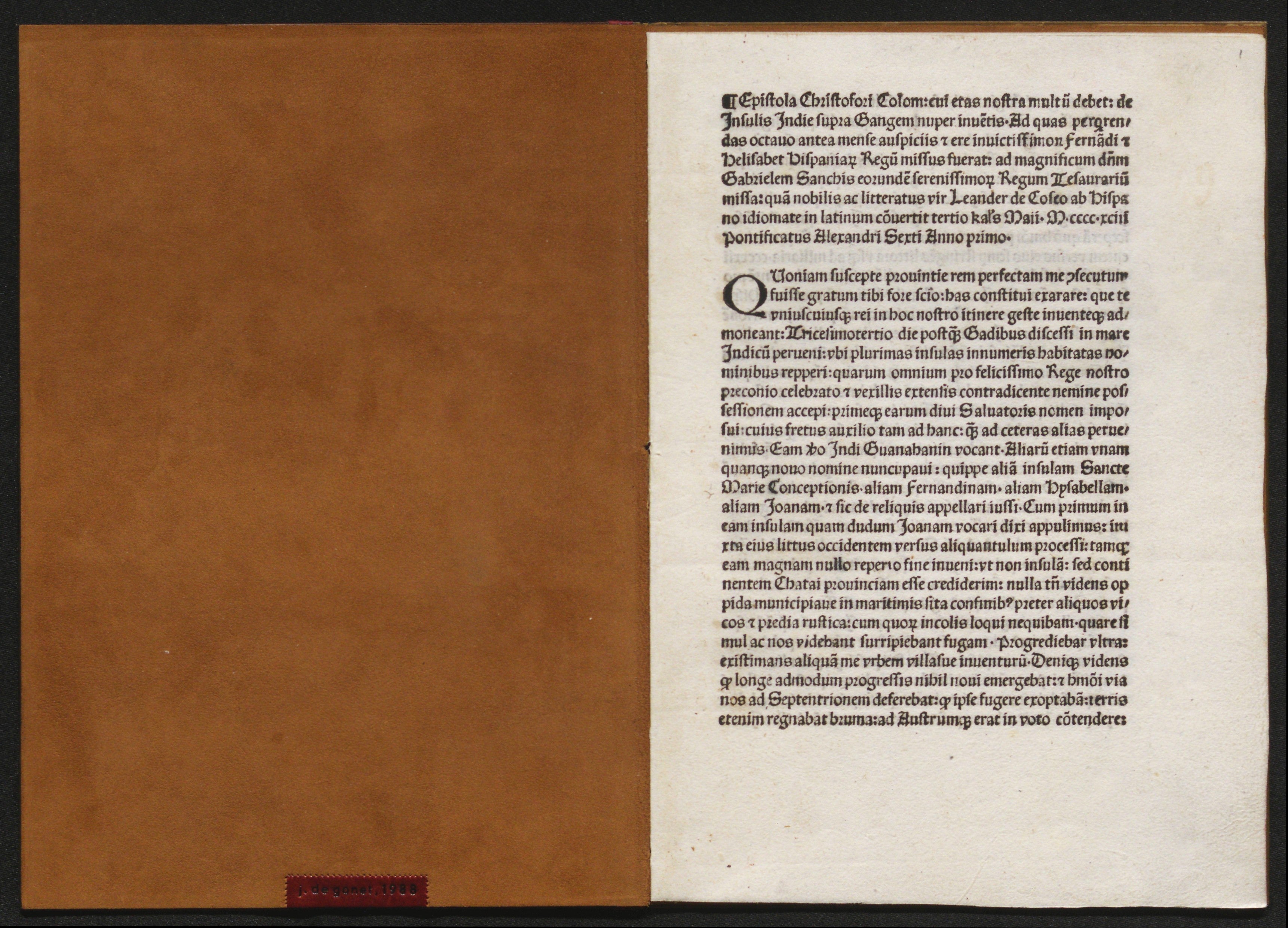 Letter from christopher columbus 1493 gilder lehrman institute of