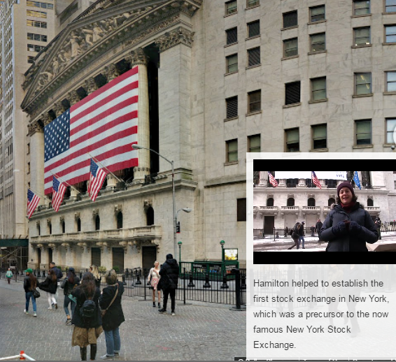 On site at the New York Stock Exchange, Professor Lobel explains Hamilton's role