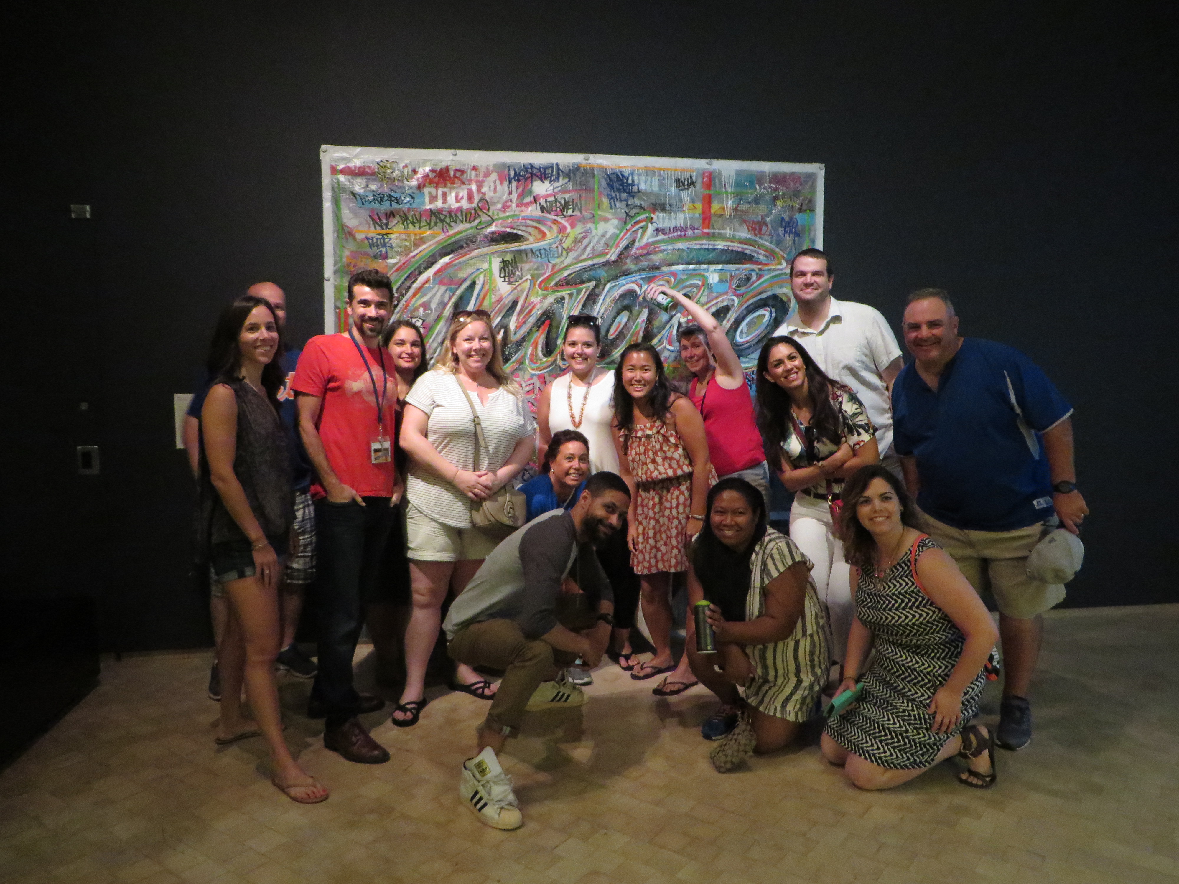 Participants in the 2016 Immigrants in American History Teacher Seminar visiting Museo del Barrio in New York