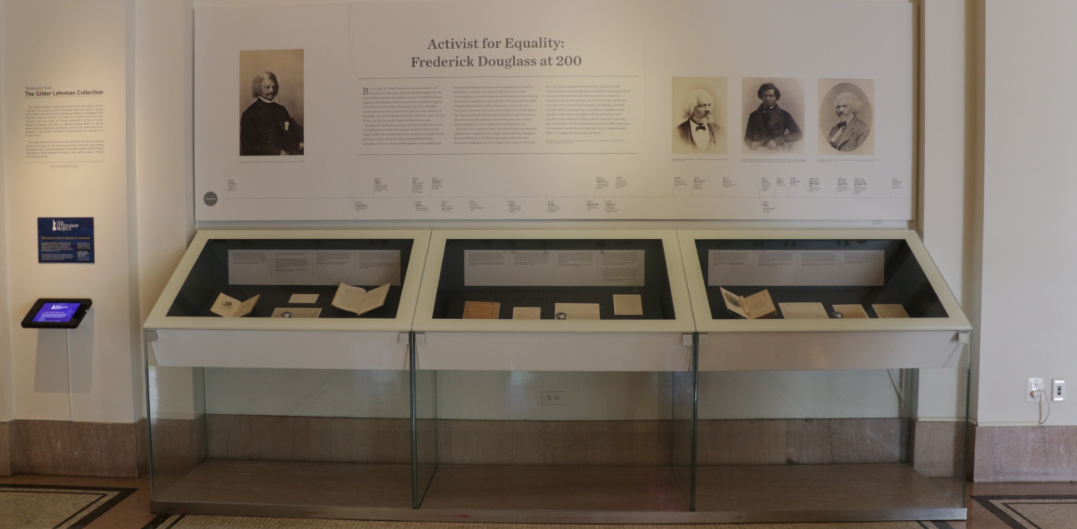 "Activist for Equality: Frederick Douglass at 200," a Gilder Lehrman exhibition at the New-York Historical Society.