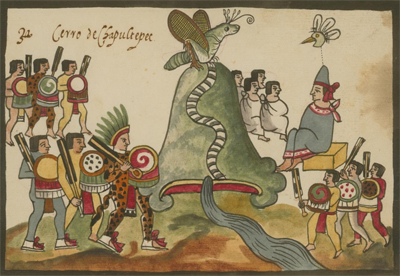 The Tovar Codex, Chapultepec Hill
