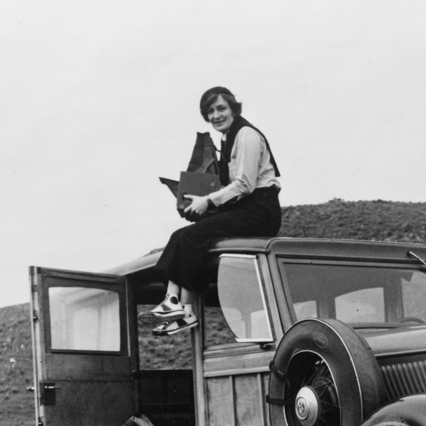 Dorothea Lange in California, 1936. (Library of Congress)