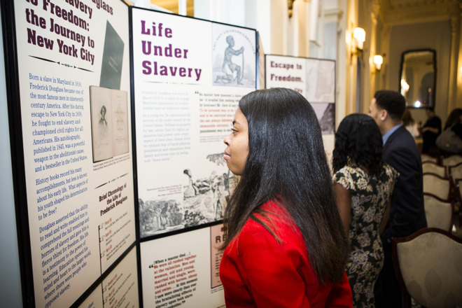 Students at the Frederick Douglass Book Prize, January 2017