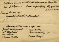 James Monroe to Thomas Rutter, November 13, 1816, on the Quakers’ petition for a pardon. (Gilder Lehrman Collection) James Monroe to Thomas Rutter, November 13, 1816, on the Quakers’ petition for a