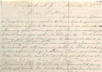 Mary E. Tillotson to her sister, April 12, 1866 (Gilder Lehrman Collection) Mary E. Tillotson to her sister, April 12, 1866 (GLC04558.173)