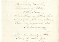Samuel F. Smith, America (My Country, ’Tis of Thee), August 4, 1886. (Gilder Lehrman Collection) Samuel F. Smith, America (My Country Tis of Thee) August 4, 1886. (Gilder Lehrm