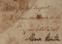 Alexander Hamilton to Governor Thomas Mifflin, September 20, 1794. (Gilder Lehrman Collection) Alexander Hamilton to Governor Thomas Mifflin, September 20, 1794. (GLC07920)