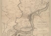 A Plan of the City and Environs of Philadelphia, by William Faden, London, 1777 (Gilder Lehrman Collection)