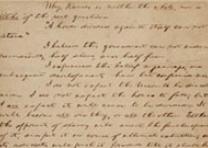 Abraham Lincoln, ”House divided” speech fragment