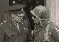 General Eisenhower in Germany, April 12, 1945 (Library of Congress) General Eisenhower in Germany, April 12, 1945 (Library of Congress)