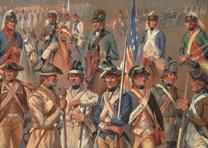 Continental Army soldiers, by Charles M. Lefferts, 1910-1920 (Anne S. K. Brown Collection at Brown University; Wikipedia Creative Commons) Continental Army soldiers, by Charles M. Lefferts, 1910-1920 (Anne S. K. Brown C