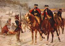 "Washington and Lafayette at Valley Forge," based on a painting by John Ward Dunsmore, 1907 (Library of Congress Prints and Photographs Division) "Washington and Lafayette at Valley Forge," based on a painting by John Ward Dun