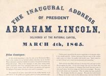 Abraham Lincoln's Second Inaugural Address (Gilder Lehrman Collection) Abraham Lincoln's Second Inaugural Address (Gilder Lehrman Collection)
