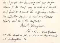 Quote written out by Frederick Douglass (ca. 1880s) recalling speech given May 30, 1871, at Arlington National Cemetery. (Gilder Lehrman Collection) Quote written out by Frederick Douglass (ca. 1880) recalling speech given May 30