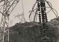 Boulder (later, Hoover) Dam on the Colorado River, 1941, published by the Bureau of Land Reclamation. (Library of Congress Prints and Photographs Division) Boulder (later, Hoover) Dam on the Colorado River, 1941. (Library of Congress)