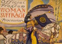 Detail from the Official Program for the Woman Suffrage Procession, Washington, DC, March 3, 1913. (Library of Congress Prints and Photographs Division)