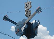 The Crossroads in Clarksdale, Mississippi. Photograph by Joe Mazzola. (Wikimedia Commons, cc-by-sa-2.0) The Crossroads in Clarksdale, Mississippi, by Joe Mazzola. (Wikimedia)