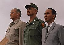 President Lyndon B. Johnson in Vietnam, 1966. (National Archives and Records Administration) President Lyndon B. Johnson in Vietnam, 1966. (NARA)