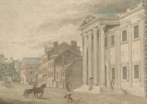 "Bank of the United States, with a View of Third Street Philadelphia" (The Miriam and Ira D. Wallach Division of Art, Prints and Photographs: Print Collection, New York Public Library Digital Collections) "Bank of the United States, with a View of Third Street Philadelphia" (The Miria