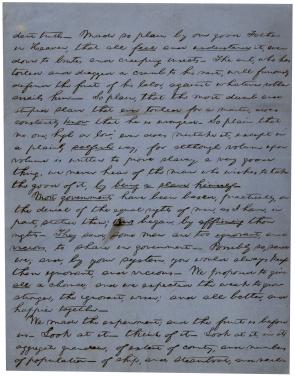 Abraham Lincoln, speech fragment on slavery and the American government, ca. 185