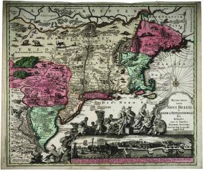 Recens Edita totius Novi Belgii [New Netherland - New York], 1730. (Gilder Lehrm
