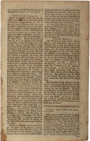 John P. Zenger, New-York Weekly Journal, March 11, 1733[/4] (GLC08724p3)