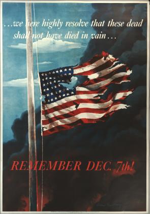 Remember Dec. 7th! Office of War Information, 1942. (GLC09520.08)