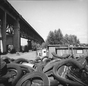 Hooverville in Portland, Oregon, photograph by Arthur Rothstein, July 1936. (Lib