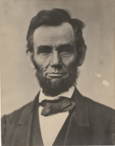 President Abraham Lincoln, November 8, 1863, eleven days before he gave the Gettysburg Address at the dedication of the national cemetery near the battlefield. (Gilder Lehrman Collection). President Abraham Lincoln, November 8, 1863, eleven days before he gave the Gett
