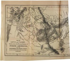 A map from History of the Expedition under the Command of Captains Lewis and Clarke (New York: A. L. Fowle, 1900). (Gilder Lehrman Collection)