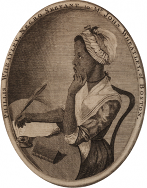 Frontispiece from Phillis Wheatley’s Poems on Various Subjects, Religious and Moral, 1773 (GLC06154)