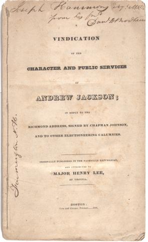 andrew jackson thesis ideas