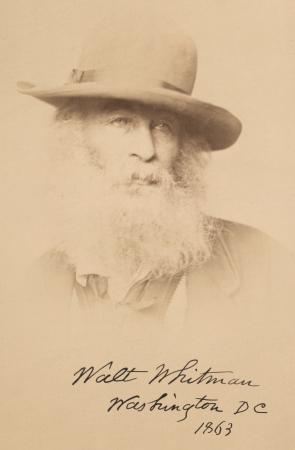 Walt Whitman, 1863 (Library of Congress Prints and Photographs Division)