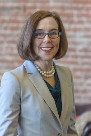 Governor Kate Brown of Oregon (Oregon.gov website)