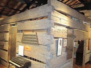 Remnants of Muddy Waters's cabin (Courtesy of the Delta Blues Museum)
