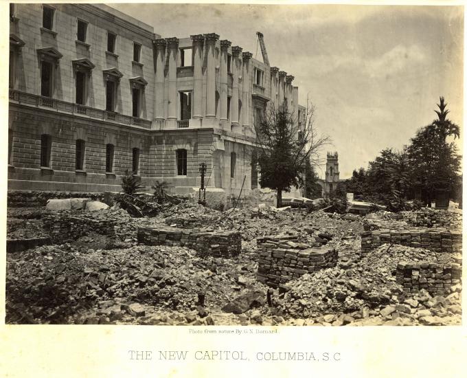 The New Capitol, Columbia, South Carolina, 1865  (GLC00554)